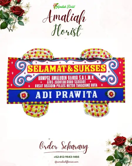 Papan Bunga Ucapan Selamat Rowosari